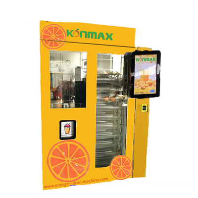 Inteligentny automat do sprzedaży świeżego soku pomarańczowego z 20-calowym rozmiarem LCD