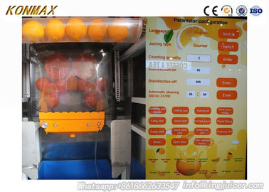 Czarny kolor Pomarańczowy sok owocowy Automat do użytku szkolnego / sklepów