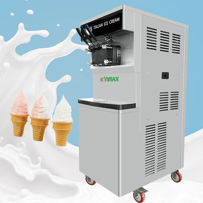 Maszyna do lodów z miękkim azotem o trzech smakach Automatyczne czyszczenie