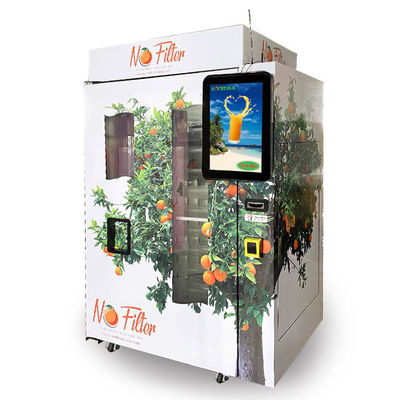 Standardowy pomarańczowy automat cytrynowy i granatowy automat z banknotami Moneta gotówkowa na monety