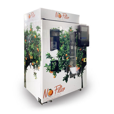Świeżo wyciskany automat z sokiem pomarańczowym na monety Moneta 1 rok gwarancji