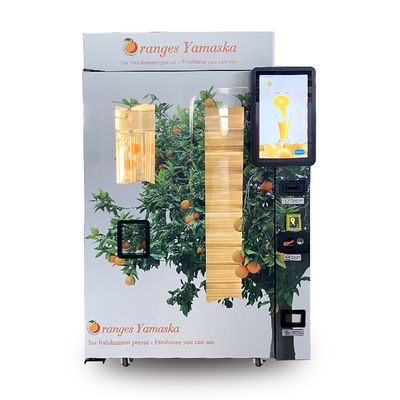 Skanuj kod płatność automat z sokiem pomarańczowym cena automat ze świeżym sokiem z certyfikatem CE