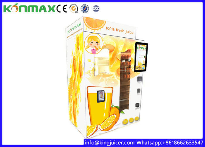 Zdrowy komercyjny automat ze świeżymi sokami pomarańczowymi z certyfikatem SASO