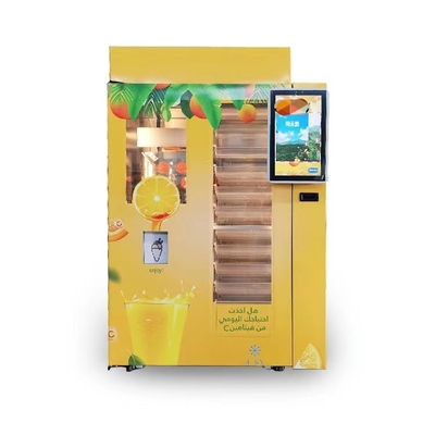 24 godziny samoobsługowe napoje z sokiem pomarańczowym Automat z ekranem dotykowym Świeże owoce 12 OZ
