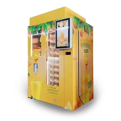 24 godziny samoobsługowe napoje z sokiem pomarańczowym Automat z ekranem dotykowym Świeże owoce 12 OZ